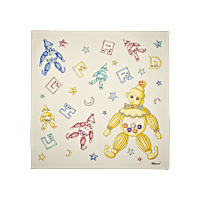 Chopard beige - 90 x 90 cm Happy Clown Blanket front view