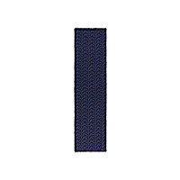 navy blue 45 x 180 cm Stole flat view