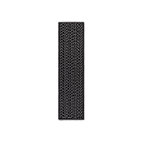 black - 45 x 180 cm Stole flat view