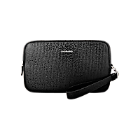 Chopard Classic Houndstooth pattern calfskin Bag for men - front view
