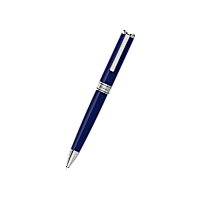 Chopard Resina blu navy - metallo argentato Penna a sfera Classic front view