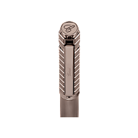 Chopard brushed & polished bronze-toned metal Ice Cube Ballpoint pen   detail view