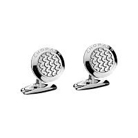 Chopard M&eacute;tal argent&eacute; Boutons de manchette Classic Racing vue avant
