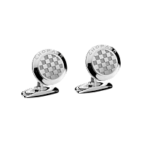 Chopard M&eacute;tal argent&eacute; Boutons de manchette Classic Racing vue avant
