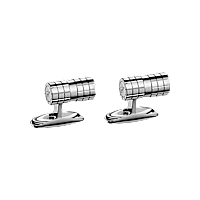 Chopard M&eacute;tal argent&eacute; Boutons De Manchette Ice Cube Au Profil Cylindrique vue avant