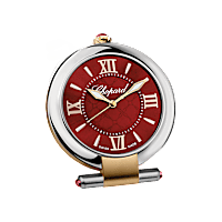 Chopard萧邦 玫瑰金色&银色金属 IMPERIALE闹钟 正面图