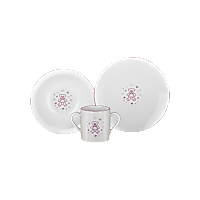 Chopard Porcelain HAPPY BEAR THREE-PIECE SET front view