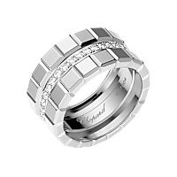 Chopard diamond Ring Ice Cube @827004-1040 3/4 view