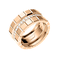 Chopard diamond Ring Ice Cube @827004-5040 3/4 view