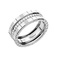 Chopard diamond Ring Ice Cube @827005-1040 3/4 view