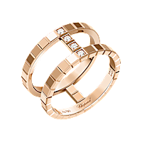 Chopard diamond Ring Ice Cube @827006-5010 3/4 view