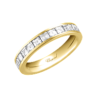 Chopard diamond Ring Timeless Wedding Band @827336-0110 3/4 view