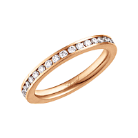 Chopard diamond Ring Timeless Wedding Band @827339-5110 3/4 view