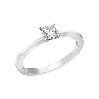 Chopard diamond Ring CHOPARD FOR EVER RING @827455-9000 3/4 view