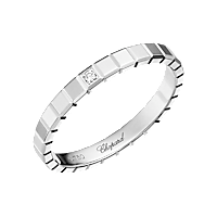 Chopard diamond Ring Ice Cube @827702-1229 3/4 view