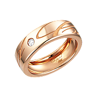 Chopard - 钻石 戒指 Chopardissimo @827941-5110 3/4视图