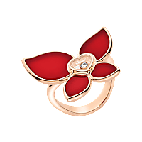 Chopard - Bague Diamant Happy Butterfly X Mariah Carey @828599-5010 Vue 3/4