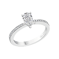 Chopard - ダイヤモンド リング ショパール フォーエバー エンゲージメント パヴェ リング @829427-9000 3/4ビュー