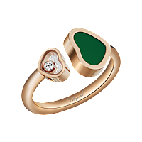 Chopard diamond Ring Happy Hearts @829482-5100 3/4 view