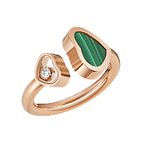 Chopard  Ring Happy Hearts @829482-5102 3/4 view