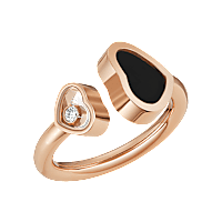 Chopard diamond Ring Happy Hearts @829482-5200 3/4 view