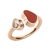 Chopard diamond Ring Happy Hearts @829482-5820 3/4 view