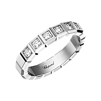 Chopard diamond Ring Ice Cube @829834-1039 3/4 view