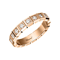 Chopard - Bague Ice Cube @829834-5099 Vue 3/4