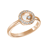 Chopard diamond Ring Happy Diamonds Icons @82A017-5200 3/4 view