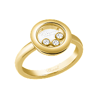 Chopard - 钻石 戒指 Happy Diamonds Icons @82A018-0000 3/4视图