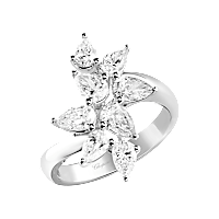 Chopard  Ring L'Heure du Diamant @82A072-1000 3/4 view