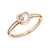 Chopard - Diamant Ring My Happy Hearts @82A086-5000 3/4-Ansicht
