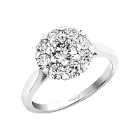 Chopard diamond Ring L'Heure du Diamant @82A092-1001 3/4 view