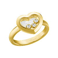 Chopard - 钻石 戒指 Happy Diamonds Icons @82A611-0000 3/4视图