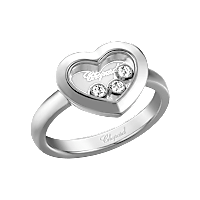 Chopard diamond Ring Happy Diamonds Icons @82A611-1000 3/4 view