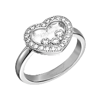 Chopard diamond Ring Happy Diamonds Icons @82A611-1200 3/4 view