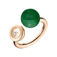 Chopard diamond Ring Happy Diamonds Planet @82A619-5100 3/4 view