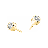 Chopard - Diamond Earrings Chopard For Dreams Earrings @837695-0000 front & 3/4 view
