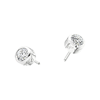 Chopard - Diamant Ohrringe Ohrstecker Chopard For Dreams @837697-1000 Vorder- und 3/4-Ansicht