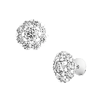 Chopard - Diamond Earrings L'Heure du Diamant @838986-1001 front & 3/4 view