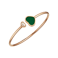 Chopard - 钻石 手链 Happy Hearts @857482-5100    3/4视图