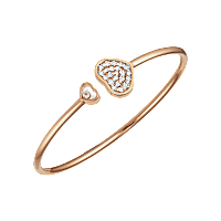 Chopard - Diamond Bracelet Happy Hearts @857482-5900    3/4 view