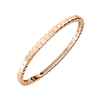 Chopard - Bracelet Ice Cube @858350-5001 fastened in a loop with the buckle view