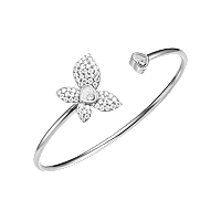 Chopard - ダイヤモンド ブレスレット ハッピーバタフライ &times; マライア・キャリー @858536-1002 バックルで留めたループビュー