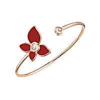 Chopard - ブレスレット ハッピーバタフライ &times; マライア・キャリー @858599-5002 バックルで留めたループビュー