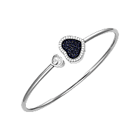 Chopard - Diamond Bracelet Happy Hearts @85A074-1510    3/4 view