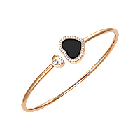 Chopard - Diamond Bracelet Happy Hearts @85A074-5200    3/4 view
