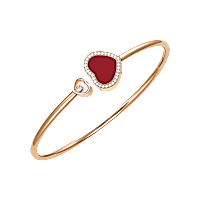 Chopard - Diamond Bracelet Happy Hearts @85A074-5800    3/4 view