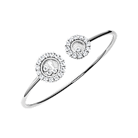 Chopard - ダイヤモンド ブレスレット ハッピーダイヤモンド アイコン ジョワイアリー @85A608-1000    3/4ビュー
