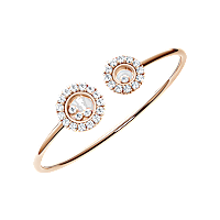 Chopard - ダイヤモンド ブレスレット ハッピーダイヤモンド アイコン ジョワイアリー @85A608-5000    3/4ビュー